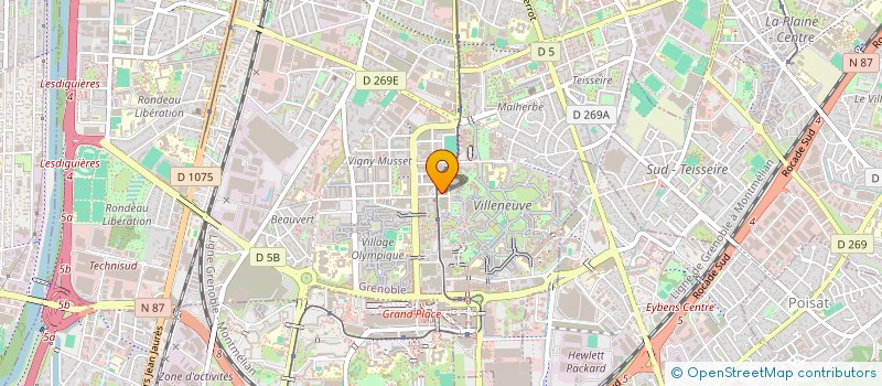 localisation de l'entreprise MONSIEUR IGNACIO SANCHEZ PEREZ  GRENOBLE