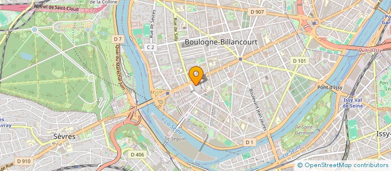 localisation de l'entreprise MONSIEUR IGNACY GOEBEL à BOULOGNE-BILLANCOURT