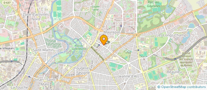 localisation de l'entreprise MONSIEUR IGNAT MANOLE  RENNES