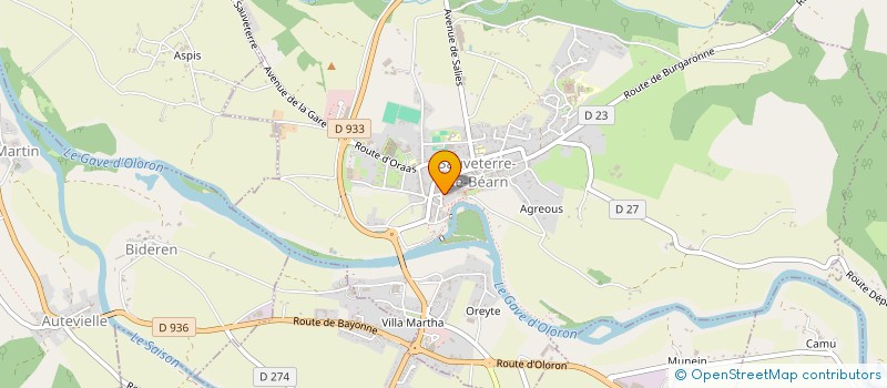 localisation de l'entreprise MONSIEUR IGNATIUS HARRIS  SAUVETERRE-DE-BEARN