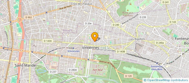 localisation de l'entreprise MONSIEUR IGNAZIO VILLARI à VINCENNES