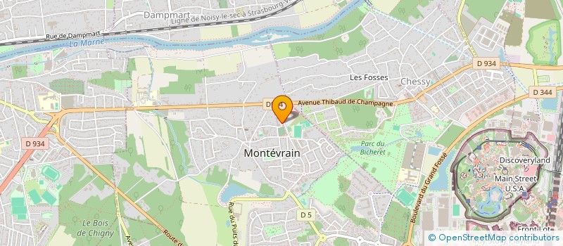 localisation de l'entreprise MONSIEUR IGOR ANDAHUR MAYNE  MONTEVRAIN