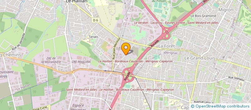 localisation de l'entreprise MONSIEUR IGOR ANDREIS  EYSINES