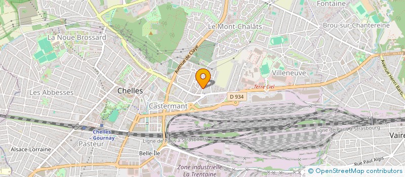 localisation de l'entreprise MONSIEUR IGOR ARDELEANU à CHELLES