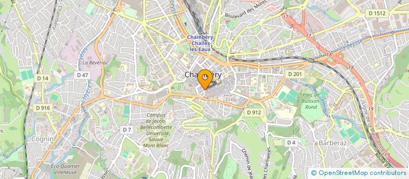 localisation de l'entreprise MONSIEUR IGOR BARMA  CHAMBERY