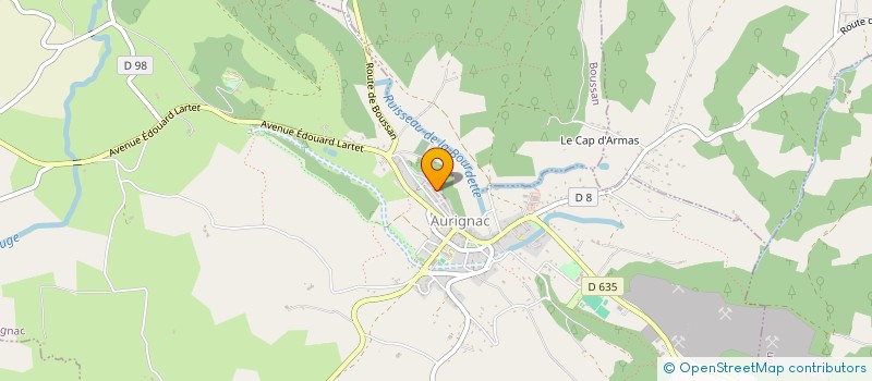 localisation de l'entreprise MONSIEUR IGOR BERTRAND à AURIGNAC