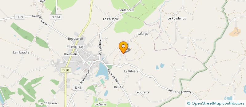 localisation de l'entreprise MONSIEUR IGOR BLANCHON à FLAVIGNAC