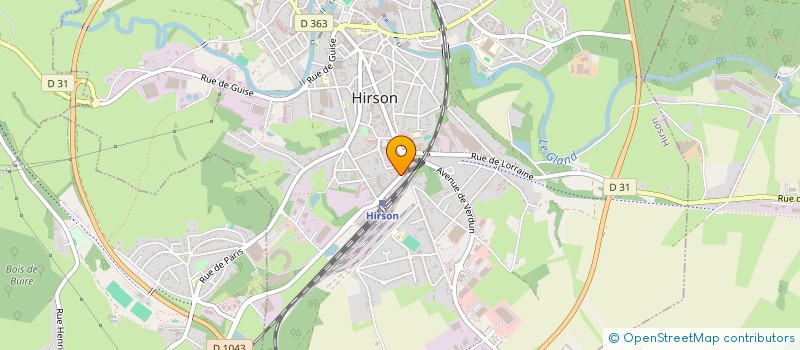 localisation de l'entreprise MONSIEUR IGOR CAUN  HIRSON