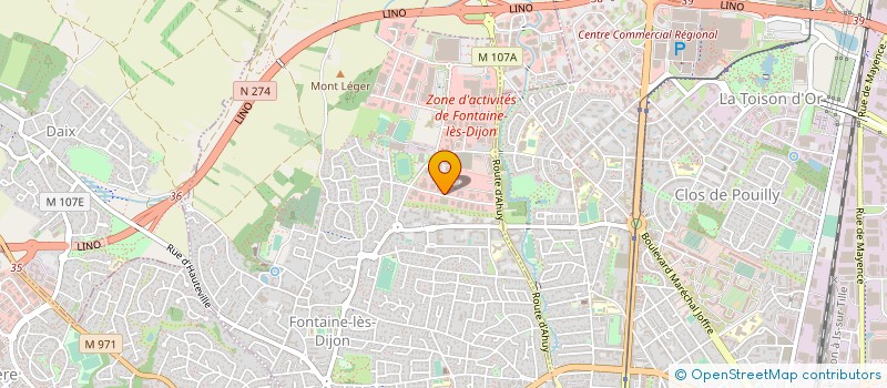 localisation de l'entreprise MONSIEUR IGOR CELANT  FONTAINE-LES-DIJON