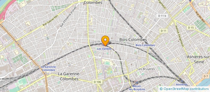 localisation de l'entreprise MONSIEUR IGOR CERCEL à BOIS-COLOMBES