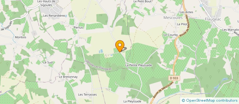 localisation de l'entreprise MONSIEUR IGOR CONNAN  SIGOULES-ET-FLAUGEAC