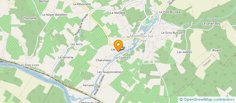 localisation de l'entreprise MONSIEUR IGOR DAVID à MONTHOU-SUR-CHER