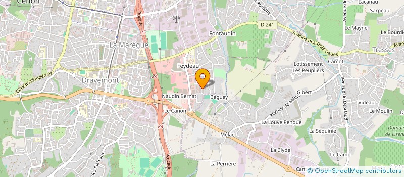 localisation de l'entreprise MONSIEUR IGOR DUBOIS  ARTIGUES-PRES-BORDEAUX