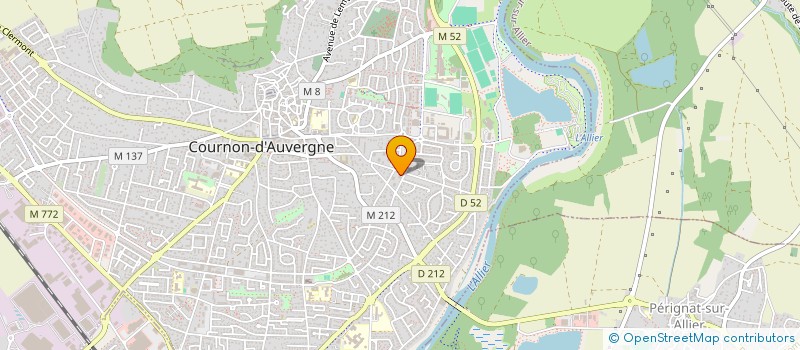 localisation de l'entreprise MONSIEUR IGOR FERREIRA JORGE  COURNON-D'AUVERGNE