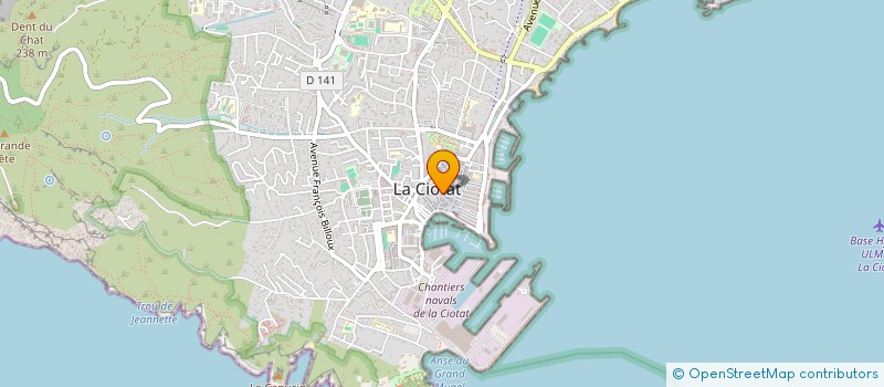 localisation de l'entreprise MONSIEUR IGOR GELIC  LA CIOTAT