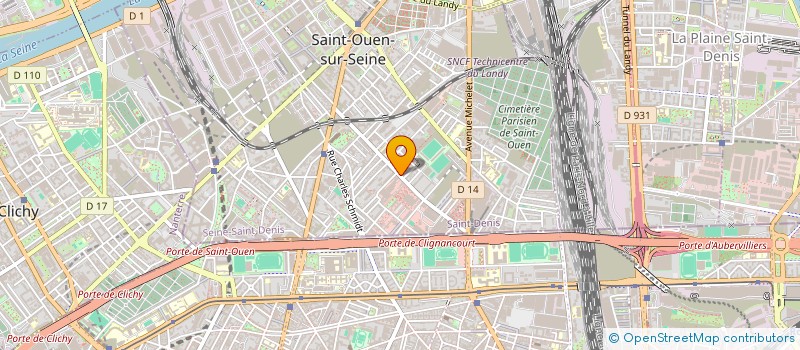 localisation de l'entreprise MONSIEUR IGOR GENESTE à SAINT-OUEN-SUR-SEINE