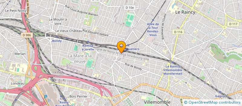 localisation de l'entreprise MONSIEUR IGOR GHEORGHITA  BONDY