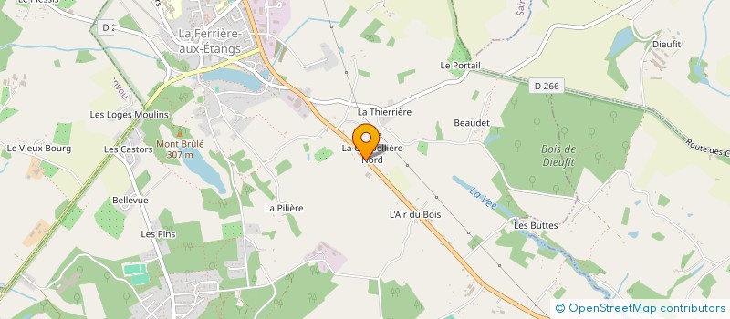 localisation de l'entreprise MONSIEUR IGOR GOLBAN à LA FERRIERE-AUX-ETANGS