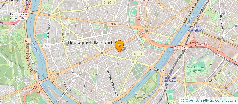 localisation de l'entreprise MONSIEUR IGOR GORSHKALEV à BOULOGNE-BILLANCOURT