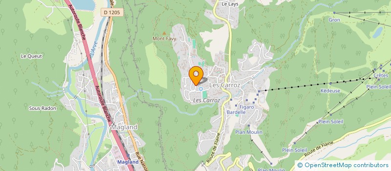 localisation de l'entreprise MONSIEUR IGOR GUILLET L'HERMITE  ARACHES-LA-FRASSE