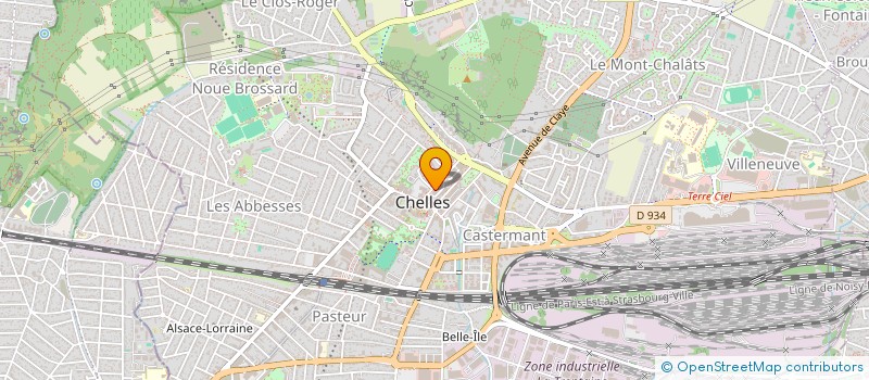 localisation de l'entreprise MONSIEUR IGOR GUTU  CHELLES