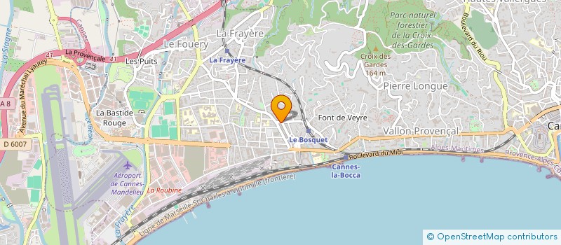 localisation de l'entreprise MONSIEUR IGOR KRAINOV  CANNES