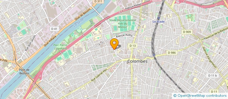 localisation de l'entreprise MONSIEUR IGOR LUNGU  COLOMBES