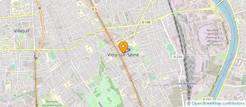 localisation de l'entreprise MONSIEUR IGOR MACARI à VITRY-SUR-SEINE