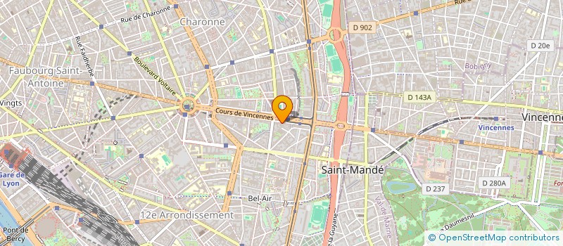 localisation de l'entreprise MONSIEUR IGOR MALESH  PARIS