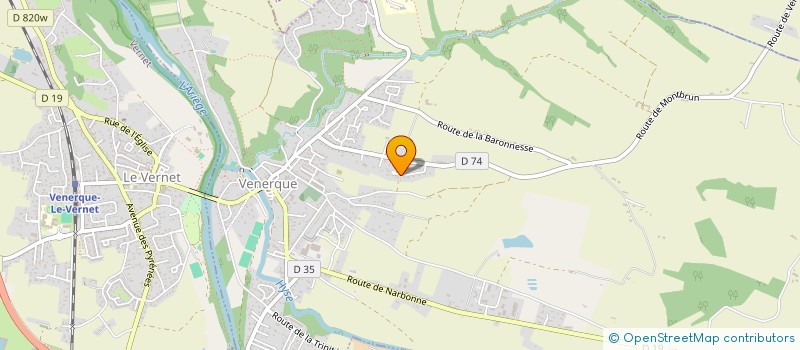 localisation de l'entreprise MONSIEUR IGOR MICHEL à VENERQUE