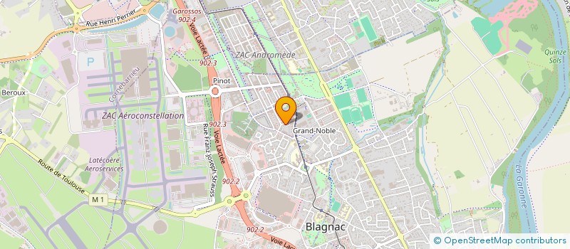 localisation de l'entreprise MONSIEUR IGOR MORA CAMINO à BLAGNAC