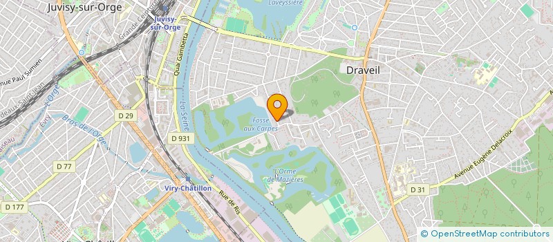 localisation de l'entreprise MONSIEUR IGOR NECULCEA à DRAVEIL