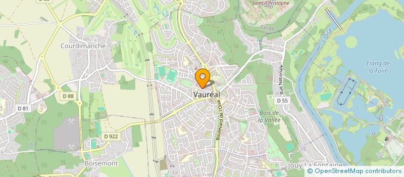 localisation de l'entreprise MONSIEUR IGOR NIAMBY MOUKELE  VAUREAL