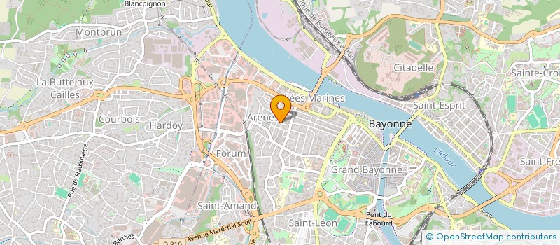 localisation de l'entreprise MONSIEUR IGOR PAPANDINAS  BAYONNE