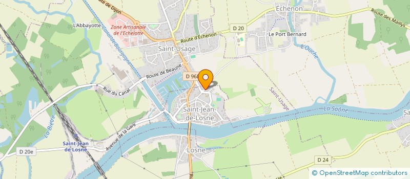 localisation de l'entreprise MONSIEUR IGOR PATCHINSKY  SAINT-JEAN-DE-LOSNE