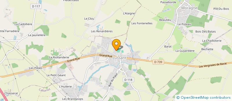 localisation de l'entreprise MONSIEUR IGOR PESSIOT à LUSSANT