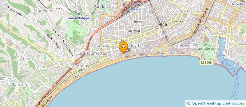 localisation de l'entreprise MONSIEUR IGOR POPOVIC à NICE