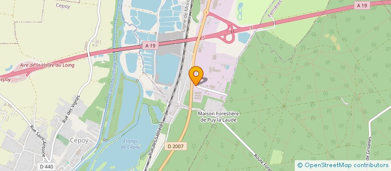 localisation de l'entreprise MONSIEUR IGOR RAULINE à FONTENAY-SUR-LOING