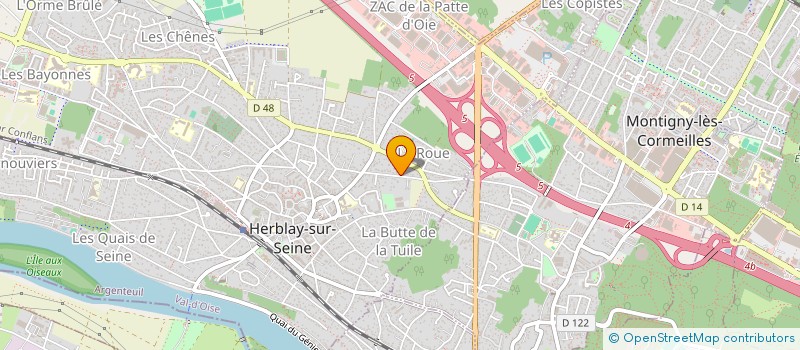 localisation de l'entreprise MONSIEUR IGOR SLOBODYAN  HERBLAY-SUR-SEINE