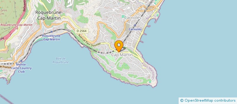 localisation de l'entreprise MONSIEUR IGOR SOZONOFF à ROQUEBRUNE-CAP-MARTIN