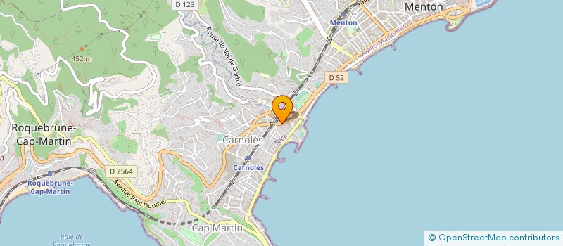 localisation de l'entreprise MONSIEUR IGOR TIMOFTI à ROQUEBRUNE-CAP-MARTIN
