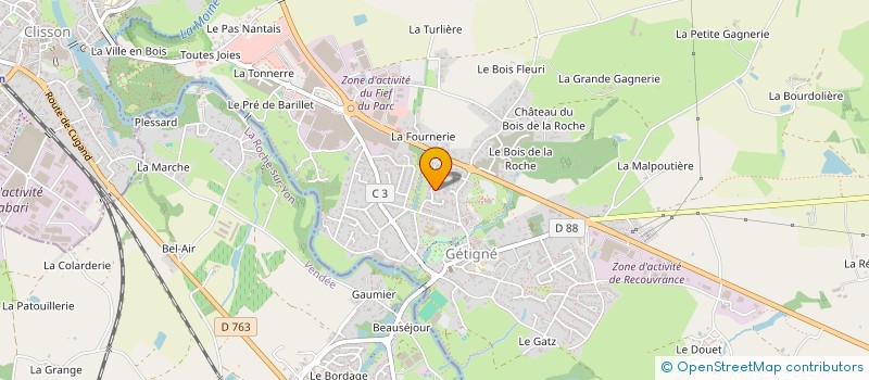 localisation de l'entreprise MONSIEUR IGOR UDOVICHENKO à CLISSON