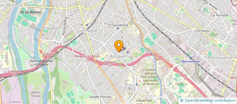 localisation de l'entreprise MONSIEUR IH ZAGROUBA  TOULOUSE