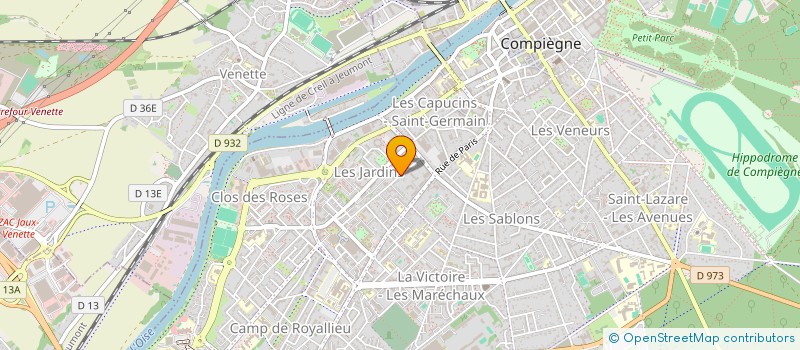 localisation de l'entreprise MONSIEUR IHAB FEKRACHE  COMPIEGNE