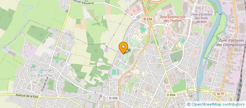 localisation de l'entreprise MONSIEUR IHAB HASSANI à AUXERRE