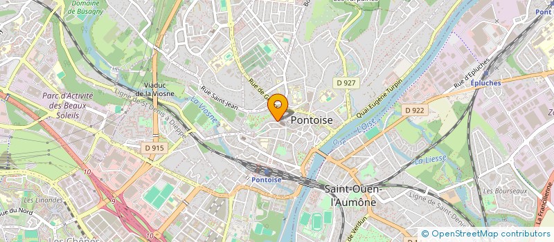 localisation de l'entreprise MONSIEUR IHAB HRIBA à PONTOISE