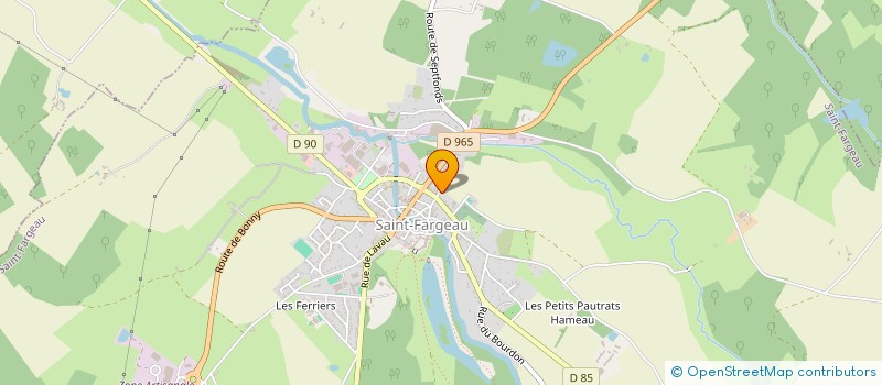 localisation de l'entreprise MONSIEUR IHAB MILAD DANIEL  SAINT-FARGEAU