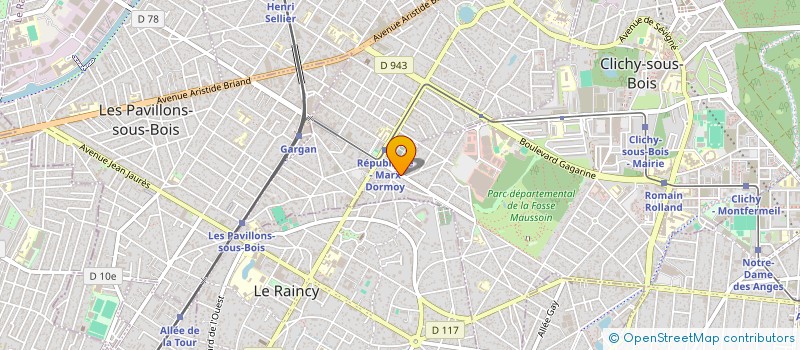 localisation de l'entreprise MONSIEUR IHAB OMAR à CLICHY-SOUS-BOIS