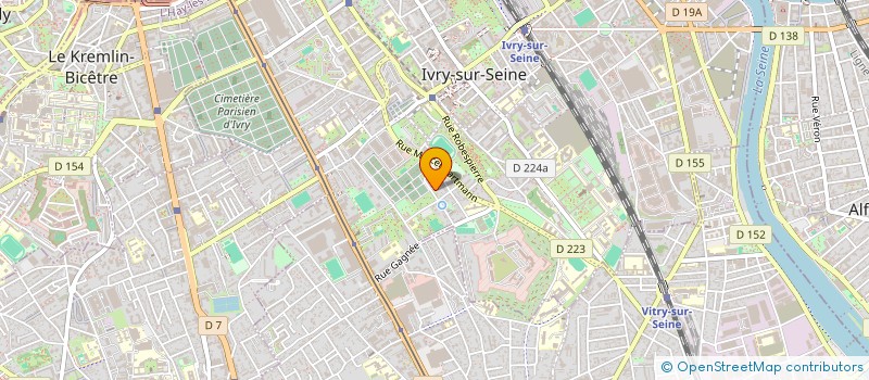 localisation de l'entreprise MONSIEUR IHAB OWEINEH  IVRY-SUR-SEINE