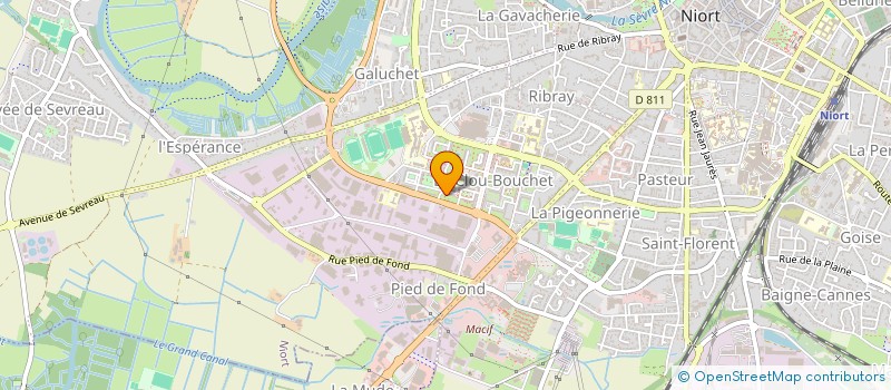 localisation de l'entreprise MONSIEUR IHAB SEDKI  NIORT